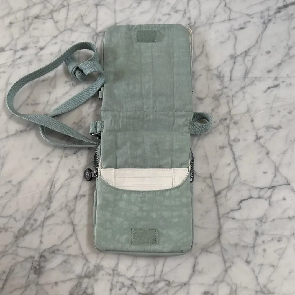 Kipling El Dorado Crossbody Shoulder Strap Mini Bag Mint